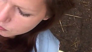 Sindy Masturbates Outdoors