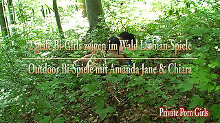 Bi Girls Play in the Forest