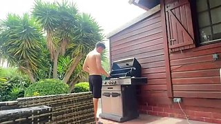 Horny Wife Yasmina Khan Fucks on BBQ with Husband Brady Bud - Big Booty Doggystyle & Cowgirl Sex