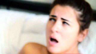 Romantic Morning Oral for Brunette Babe with Intense Orgasm