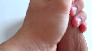 Step Sister Measured His Dick and Gave Her Pussy Until I Squirt All Over His 18cm!