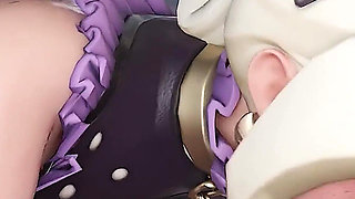 Mercy Kitty Cosplay - Tight Pussy Needs a Big Dick Overwatch 3D Animation