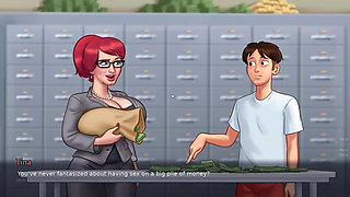 hot sexy aunty sex with hot boy summertime saga game sex