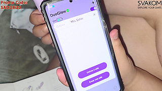 I Masturbate with Duoglow by Svakom and My Man Destroys My Asshole