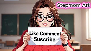 Hentai StepmomArt Instructions: Sexy Teacher Fingers to Explosive Cum