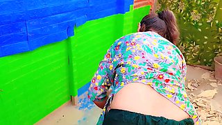 Indian aunty Muskan Rani caught in a scandalous viral movie featuring anal fun