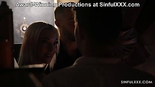 Couple gets Interrupted on their Date Night by Next Door Neighbors at SinfulXXX
