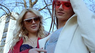 Stella Flex, Lika Star, Mike Angelo in hot threesome