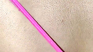 Telugu Anu Aunty in sexy Pink dress