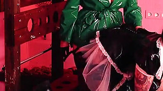 Lesbian Strap-on Video - Backstage From Porn Shooting -