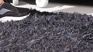 Sneaker Shoeplay in Sheer Nylons