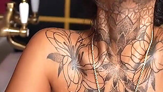 Busty Tattooed MILF Tyra Soaks in Her Wet Dreams
