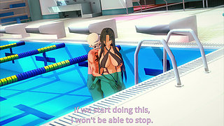 The Teacher Is Waiting for Me at the Pool so I Can Fuck Her - Shinmai Maou Ntr Testament 5