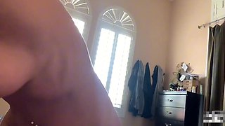 Morning hot fuck with my busty Blonde wife with huge cum by handjob