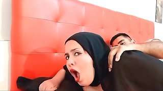 Unfaithful Hijabi Stepmom Caught In A Forbidden Morning Tryst