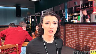 Alexander Tda and Charlotte Grey in a wild cuckold toilet session