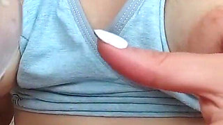 Milk From My Tits in the Glass