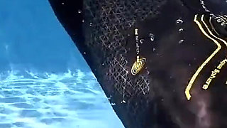 Underwater Blowjob Challenge - Gagging on My Sinking Dildo