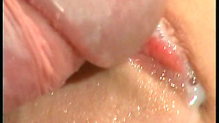 Small titted brunette teen is pleasing her bf's cock