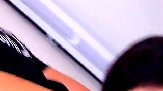 Stepbrother fucks horny teen Shannya with a buddy in threesome in the ass