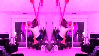 Amateur striptease and Solo masturbation