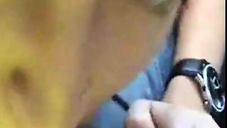 Amateur German Blowjob im Auto
