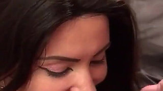 Busty and Hairy Oriental Beauty Ivanah Fucks a Group of Men in Orgy