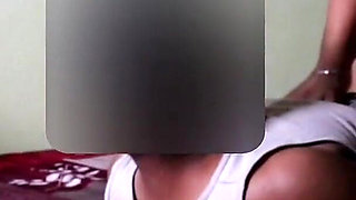 Big Ass Neighbour Aunty in Black Blouse Sucking Dick & Hard Creampie Fucked