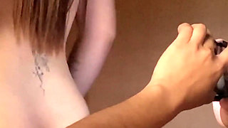 Tattooed Latina Blows Me Gets Naked Rides Hard Then Facesits Deep Pussy Fingering POV