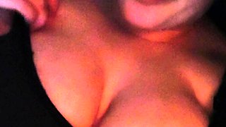 Big boob brunette masturbates on webcam