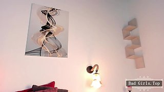 Natural huge boobs very pretty teen in sexy lingerie - Teen
