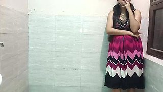 Desi Step Dad Punishes Young 18 Year Old Step Daughter for Smoking Alone