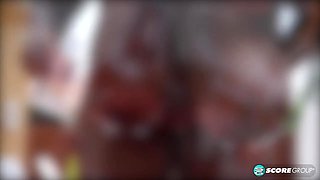 Oiled Swimsuit Babe - Mahogany Masters - XLGirls