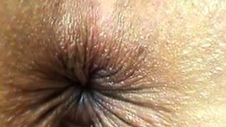 Winking Butthole Close-Up on Webcam