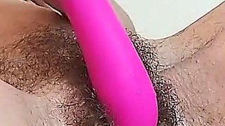 A Huge Hole Takes a Vibrator Inside and Joyfully Flows From Orgasms,big Pussy Lips/ Hot MILF Ginnagg