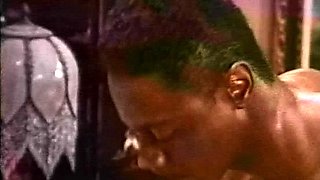 Interracial hardcore sex with two hot asses