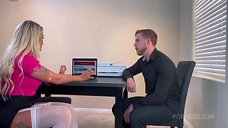 Giving My Slutty Secretary A Creampie In The Office! Stephanie Love And Steve Rickz