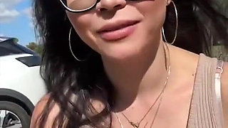 Smoking Outside in My Glasses and Joking