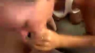 Deepthroat a huge cock