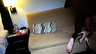 Blond Ass Fucked Hardcore On Couch