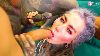 Anuskatzz and Morea Black Lesbian Orgy