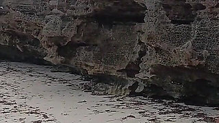 Extreme Flashing at the Beach. Made My Uber Driver Play with My Clit Till I Squirt