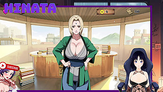 I spy on HINATA while she EXERCISES in the HOSPITAL with a gown and bathrobe, everything is transparent