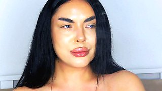 Beautiful Brunette Smoking Fetish Tease - Softcore Seduction