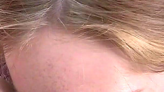 Wild stepdaughter Maya Kendrick sucks ass dick and cum