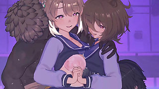 Uma Musume - Dantsu Flame and Agnes Tachyon Passionate Sex Scene - 3D Hentai Animations