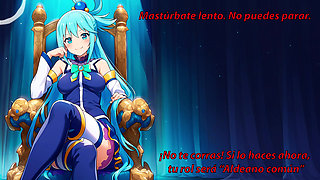 Spanish audio JOI. Take the hero quiz while jerking off! Will you be a warrior, a wizard, a ninja...?