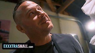 Clueless stepparent doesn't know that his sonnie and stepdaughter love having sex around the mansion