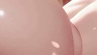 Gol Cute Anime Teen Momo Tit Fuck and Riding Creampie