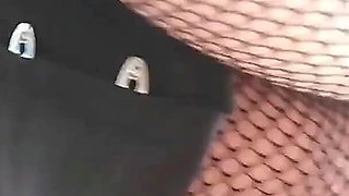 Pretty Curvy Brunette in Corset Teasing You